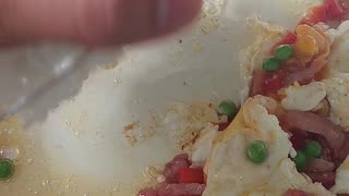 Super Easy 5 Minutes Fried Rice with Bacon #cooking #recipes #shorts #friedrice #food