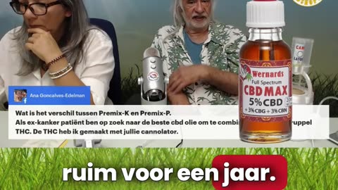 Welke wietolie nemen als ex-kankerpatiënt?