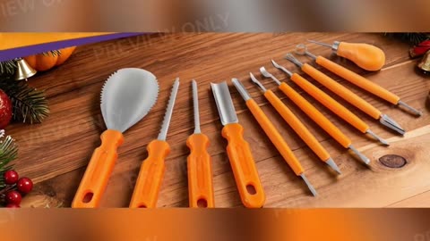 Bifrost Pumpkin Carving Kit 🎃 | 22Pcs Stainless Steel Halloween Tools.