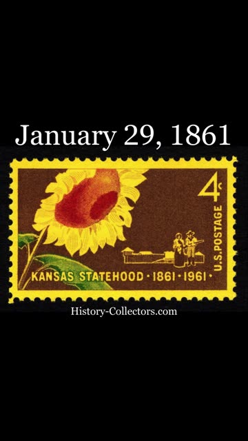 #OnThisDay January 29, 1861: Bleeding Kansas Statehood