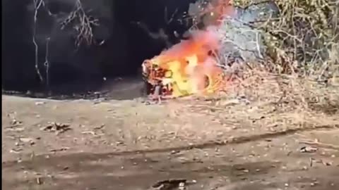 The Russians were bringing drones and ammunition to the front lines… They didn't make it.