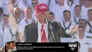 BREAKING NEWS: PRESIDENT TRUMP GIVES SPEECH TO THE NAVY!