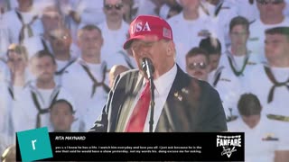BREAKING NEWS: PRESIDENT TRUMP GIVES SPEECH TO THE NAVY!