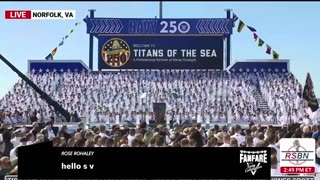 BREAKING NEWS: PRESIDENT TRUMP GIVES SPEECH TO THE NAVY!