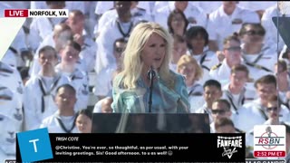 BREAKING NEWS: PRESIDENT TRUMP GIVES SPEECH TO THE NAVY!