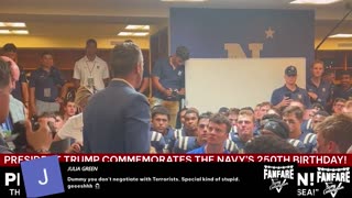 BREAKING NEWS: PRESIDENT TRUMP GIVES SPEECH TO THE NAVY!