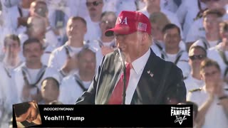 BREAKING NEWS: PRESIDENT TRUMP GIVES SPEECH TO THE NAVY!