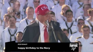 BREAKING NEWS: PRESIDENT TRUMP GIVES SPEECH TO THE NAVY!