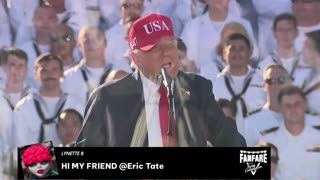BREAKING NEWS: PRESIDENT TRUMP GIVES SPEECH TO THE NAVY!