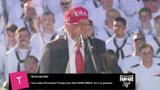 BREAKING NEWS: PRESIDENT TRUMP GIVES SPEECH TO THE NAVY!