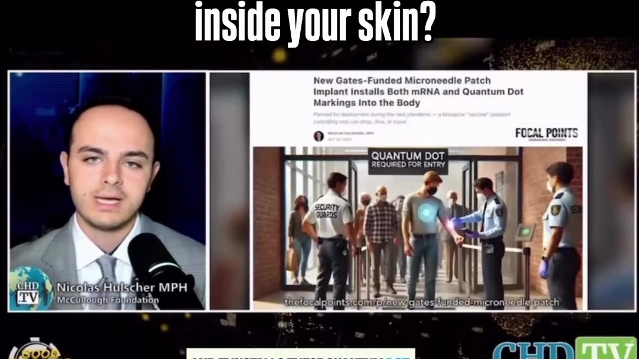 BEWARE, from jabs to micro-needle patches ..... The mark of the beast.