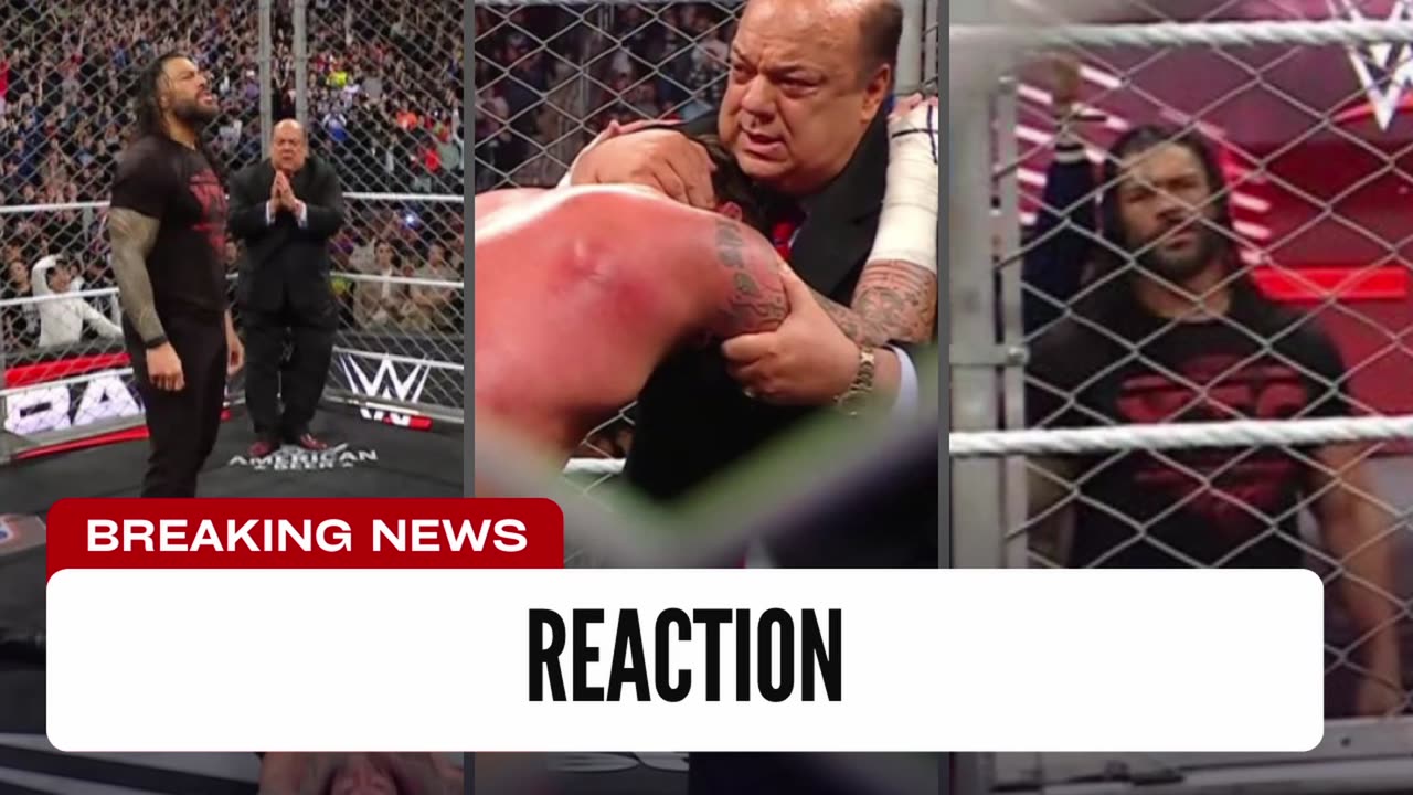 Did You Notice Paul Heyman's Face When Reigns Attacked Punk?