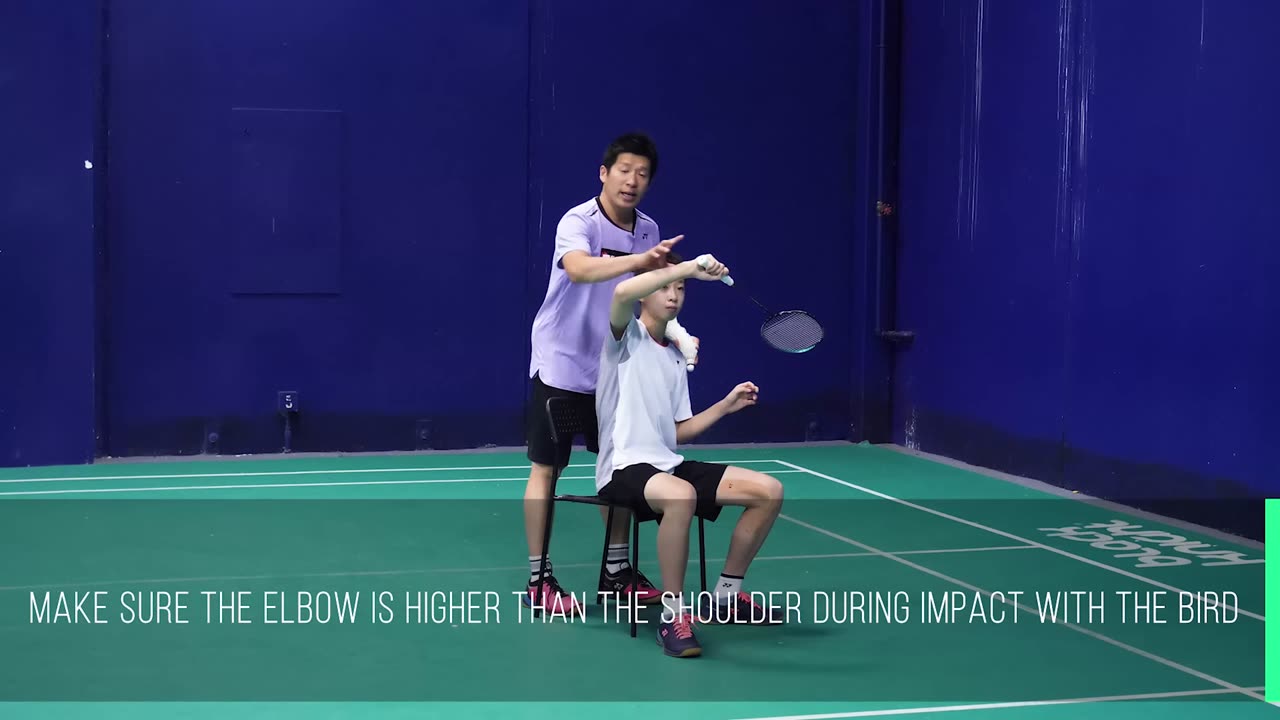 Backhand Clear Drill - wrist ,小臂集中彈出去 Coach Efendi Wijaya