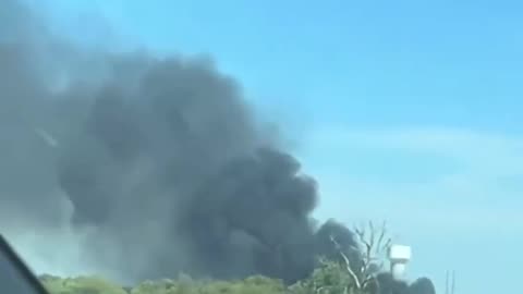 Small plane crashes near Hicks Airfield, on N. Saginaw Boulevard in Tarrant County, Texas,