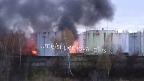 🔥🚁 Ukraine Russia War | Fire at Serpukhov Oil Depot Amid UAV Alerts | RCF