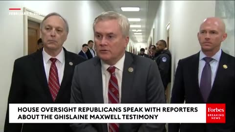 House Oversight Republicans Speak After Ghislaine Maxwell Deposition On Epstein