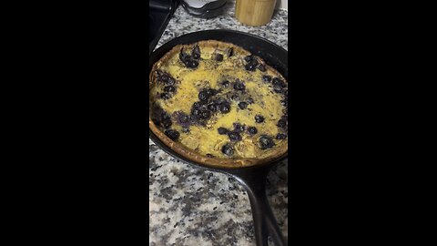 Brown Butter Blueberry Dutch Baby