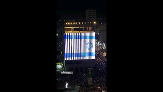 The Israeli flag was projected during celebrations in Somaliland following its recognition.