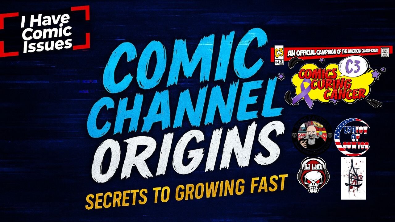 Comic Channel Origins with The Comics Curing Cancer Crew