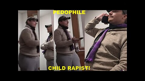 Sick Satanic Pedophile Child Rapist Psychopath Cant Control His Urges!