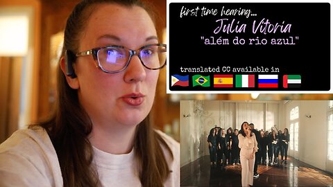 Julia Vitoria | "Além do Rio Azul" | First Time Hearing [Reaction] | CC:🇧🇷🇮🇹🇦🇪🇪🇸🇵🇭🇷🇺