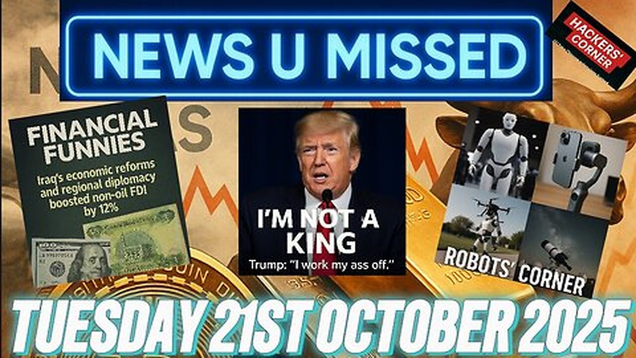 NEWS U MISSED WITH PAUL BROOKER & DREW DEMI TUESDAY 21ST OCTOBER 2025