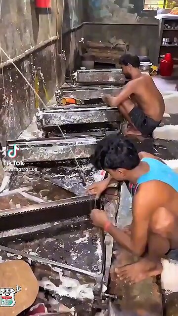 Is This What You Envision When You Think Of How Dental Floss Is Made?!🤮🤢