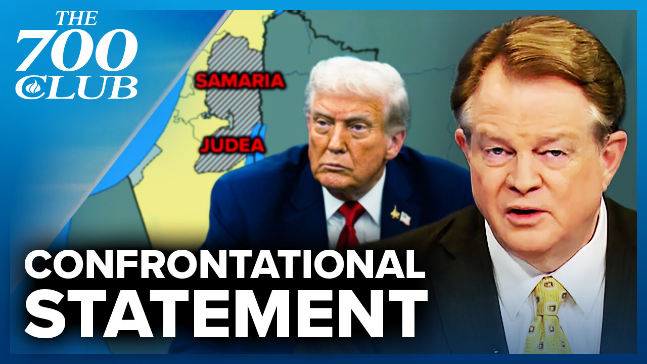 Trump Says He Will NOT Allow Israel To Annex The West Bank | The 700 Club