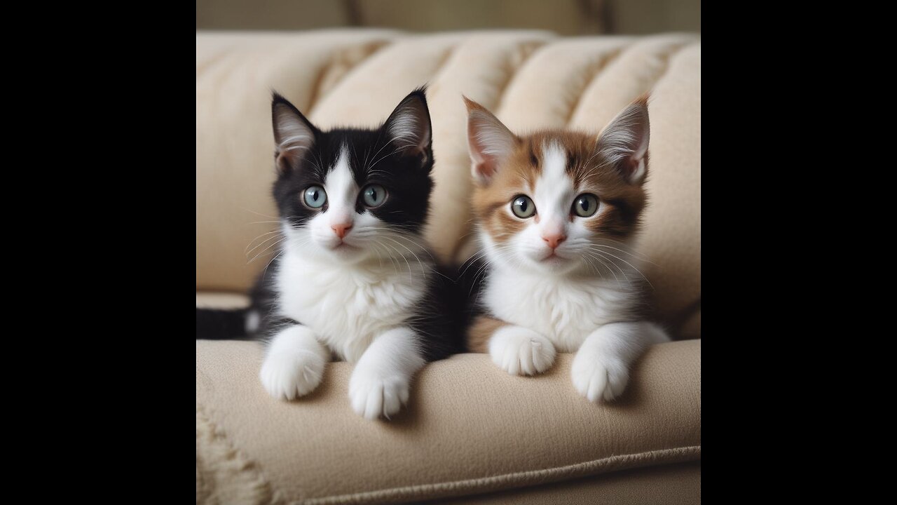 Kittens on the Sofa