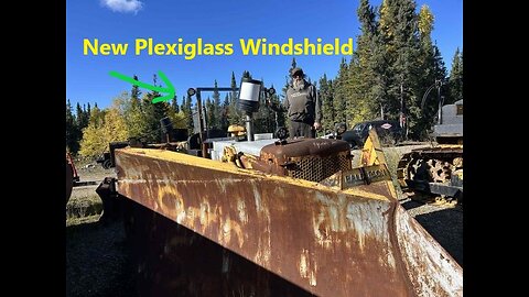New Plexiglass Windshield for the D6 9U Caterpillar Known as the Bismark Sept 28 2025
