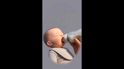 Baby feed 3D Animation