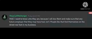 TheyCallMeDanger exposed for threatening to dox his fans