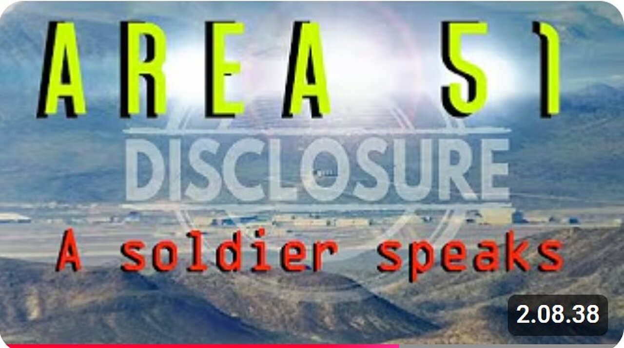 AREA 51 - Sotilaan tunnustukset - Erinomaista paljastamista... (R.I.P)