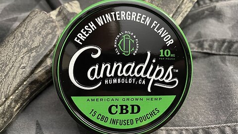 Cannadips Wintergreen (CBD Pouch) Review