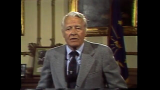 Circa 1982 - Governor Robert D. Orr Tornado Safety Spot