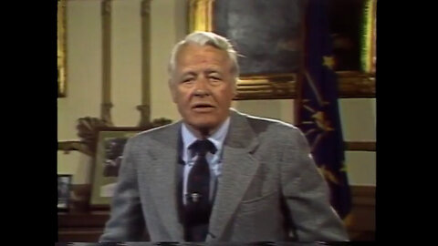 Circa 1982 - Governor Robert D. Orr Tornado Safety Spot