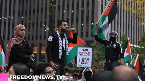 Islamists In NYC Waving Hamas Flags Declare That They Will Presumably Carry Out Attacks In The U.S.