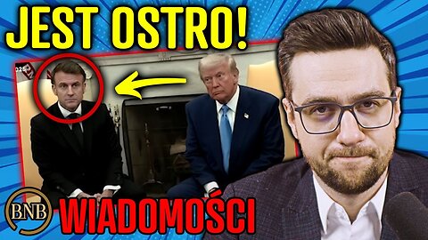 Ostra KŁÓTNIA Trumpa z Macronem! Wszystko Się NAGRAŁO