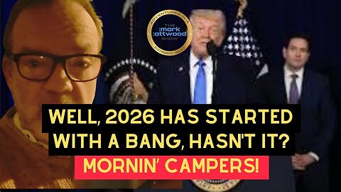 Well, 2026 Has Started With a Bang, Hasn't It - 4th Jan 2026