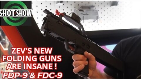 Zev Technologies NEW FDP-9 & FDC-9 First Look at these Folding Firearms at SHOT Show 2025