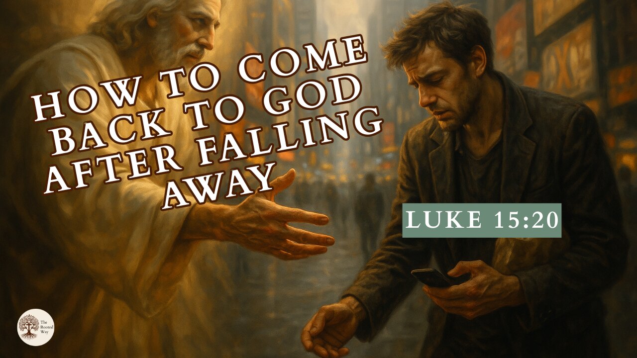 How to Come Back to God After Falling Away Luke 15:20
