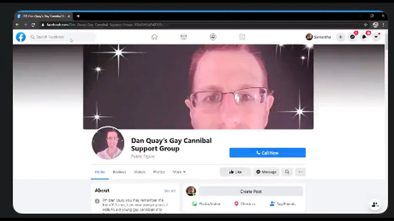 Dan Quay's Gay Cannibal Support Group On Facebook...these are some sick people.