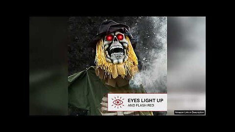 Haunted Hill Farm 15-ft. Animatronic Scary Talking Scarecrow with Touch Activated Lights Review