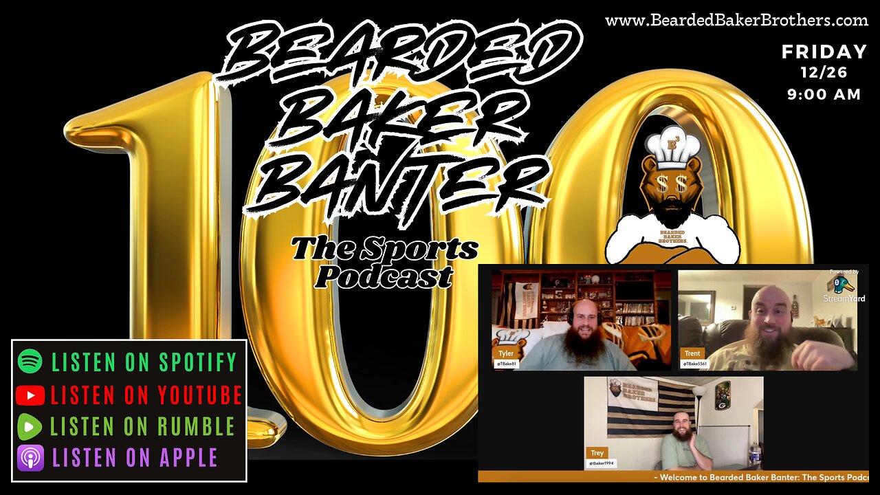 Bearded Baker Banter episode 100 December 27 2024
