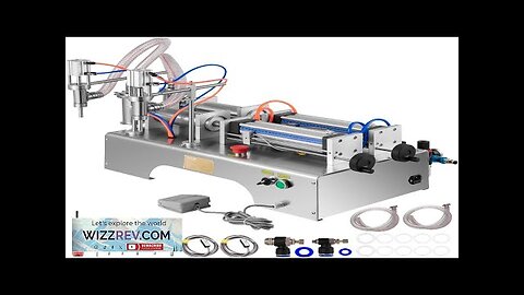 VEVOR Pneumatic Liquid Filling Machine 50-500ml Liquid Filler Machine Double Heads Bottle Review