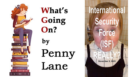 International Security Force (ISF) REALLY?