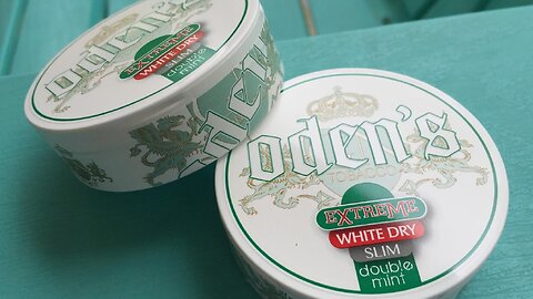 Oden's Double Mint Slim White Dry Snus Review