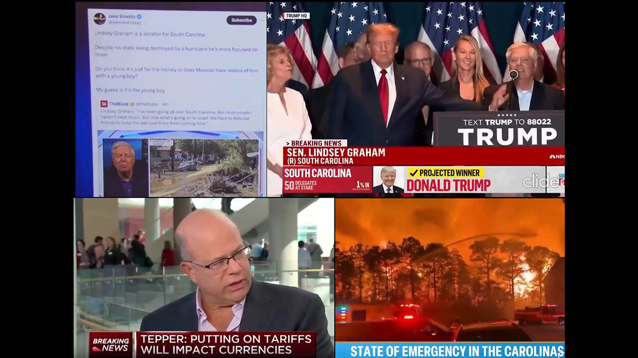 Ahead of Hurricane Imelda & South Carolina: Is Her JUDGMENT NEAR? 2025 WILDFIRES; Lady Graham; Tepper's FAILED NFL Endeavor, Trump & Tariffs