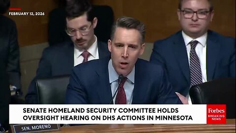 Sen. Josh Hawley Gets Into a Heated Exchange with Minn. AG Ellison, Calls for Him To Be Indicted
