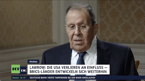 Lawrow bei TV BRICS: Die Weltordnung wird neu formatiert